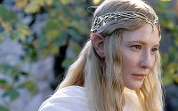 Blanchett como Galadriel en "El Señor de los Anillos"